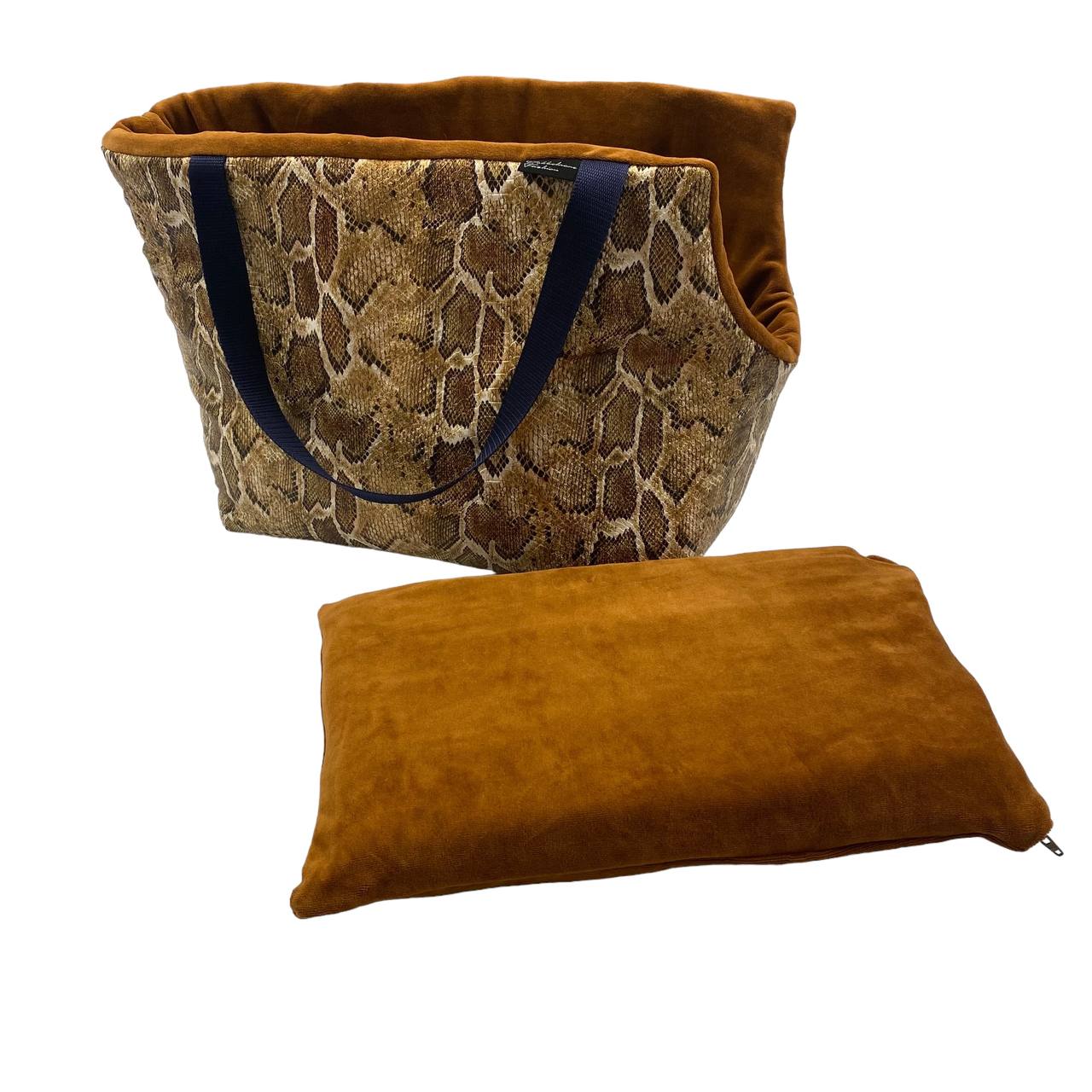 Stravaganza Faux Leather Dog Carrier