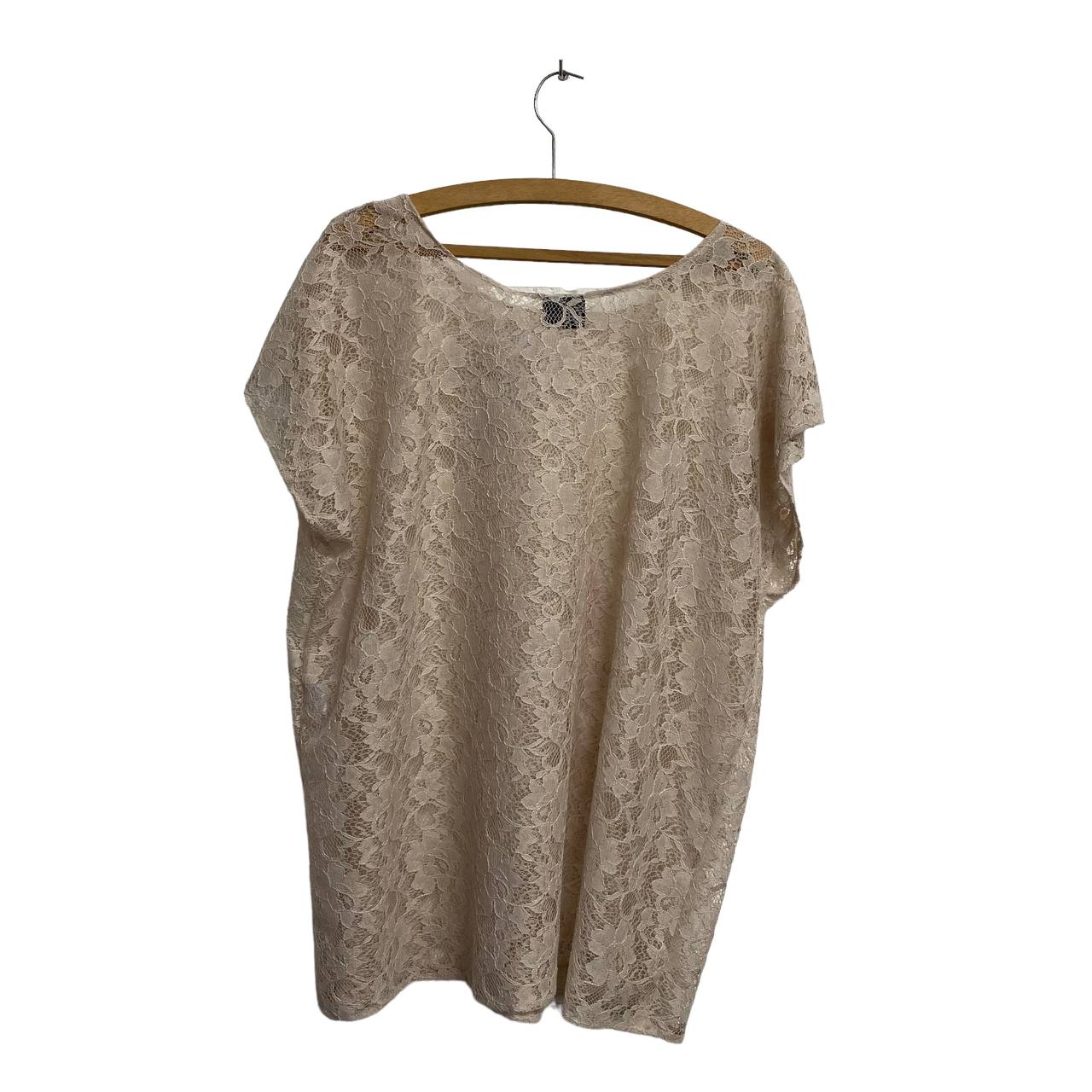Lace Kaftan Tunic Blouse