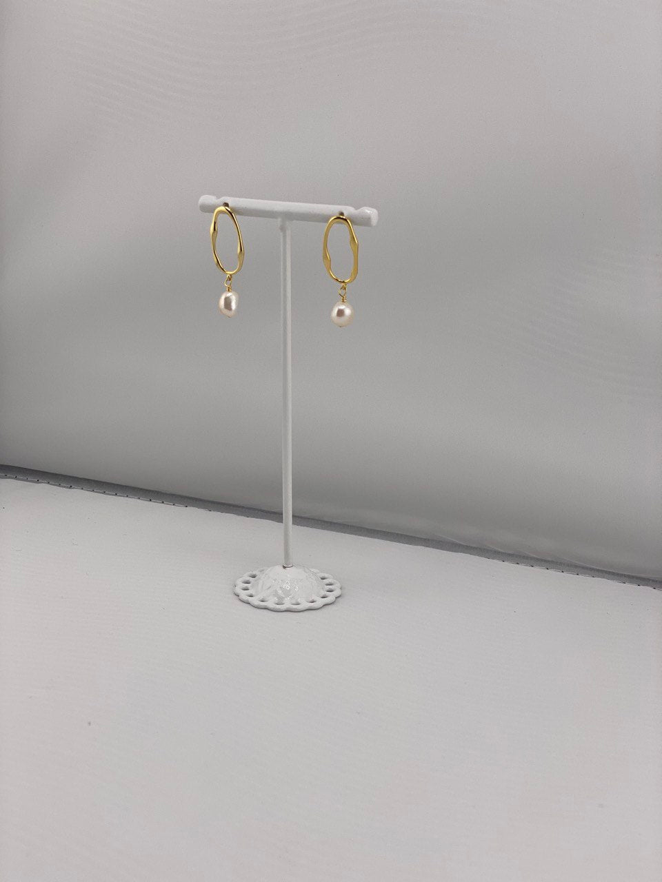 Pearl Earrings Gold Plated