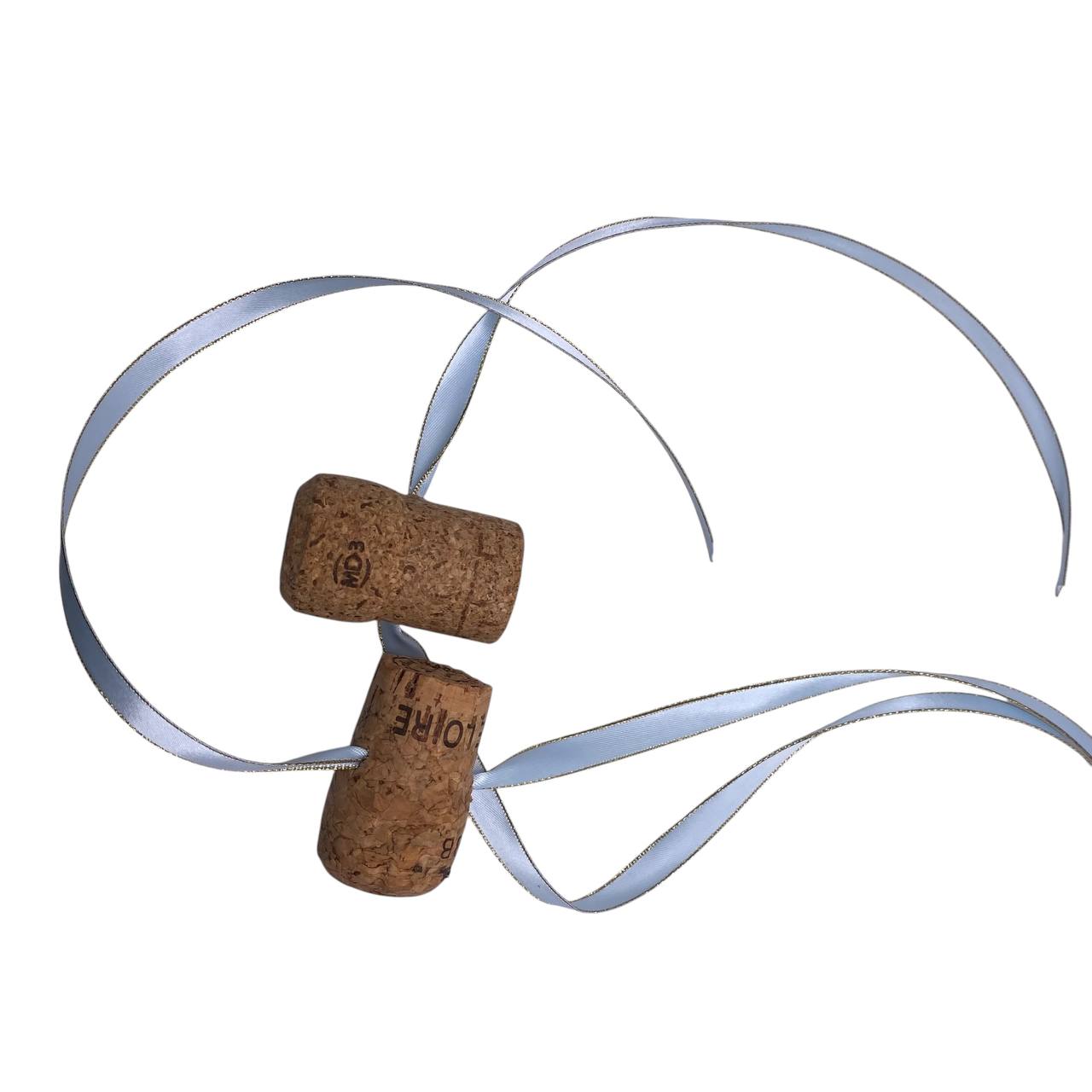 Napkin Holder Wine Cork In Light Blue