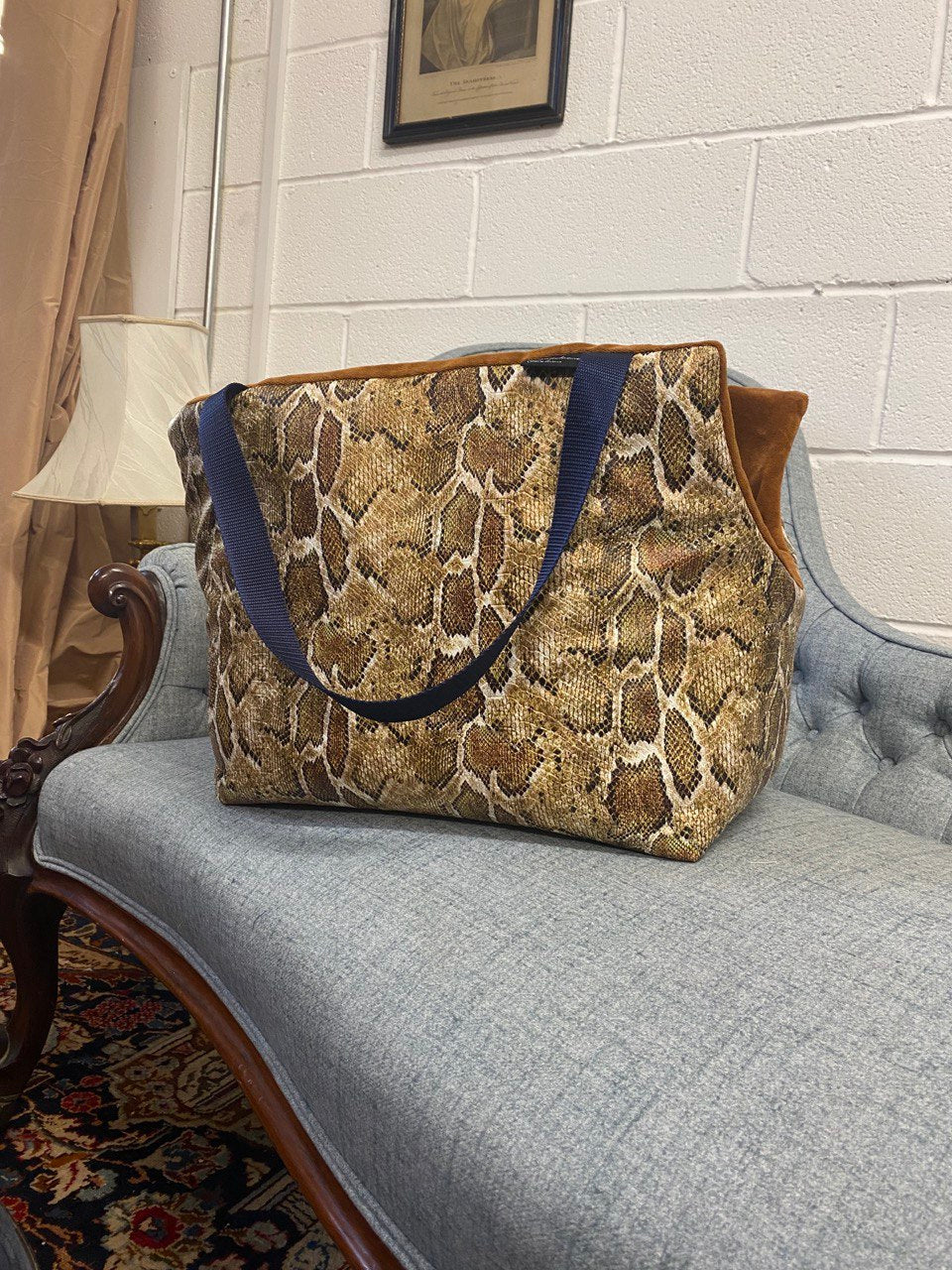 Stravaganza Faux Leather Dog Carrier