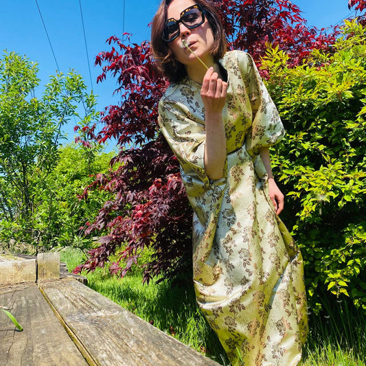 Kaftan Dress Jacquard