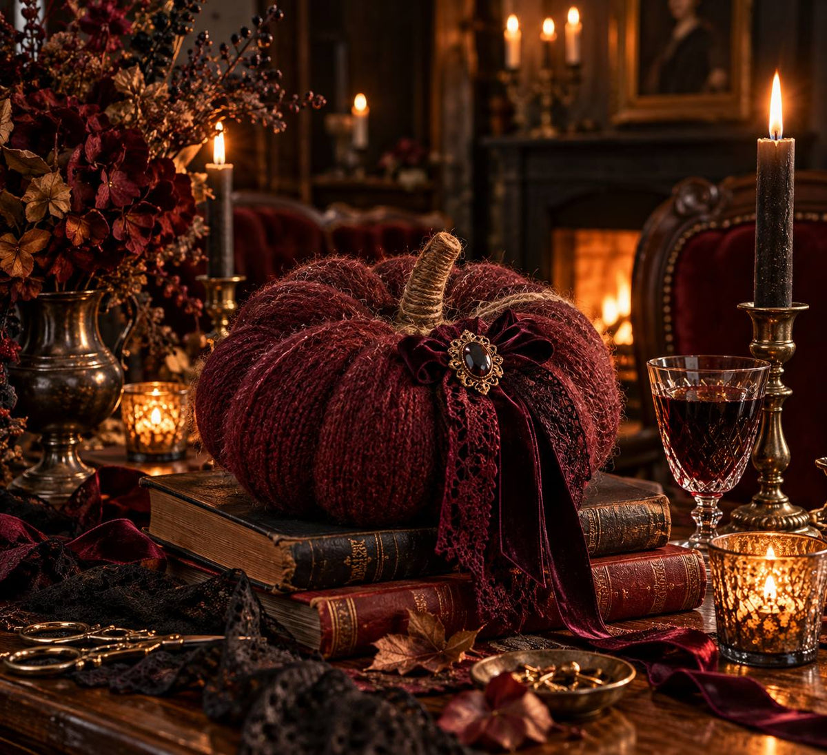 Romance Gothic Pumpkin Workshop Samhain Morning at Fox & Goose