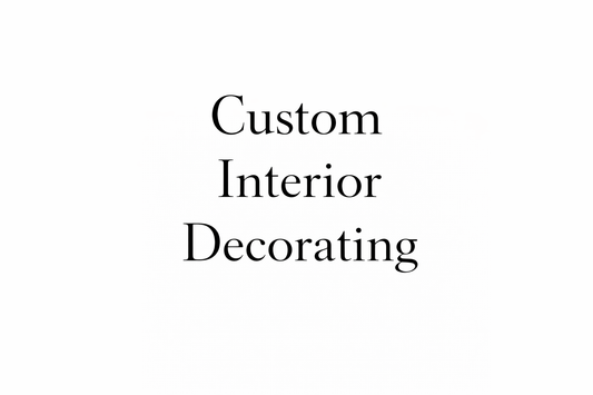 Custom Interior Decorating (Online or On-Site).