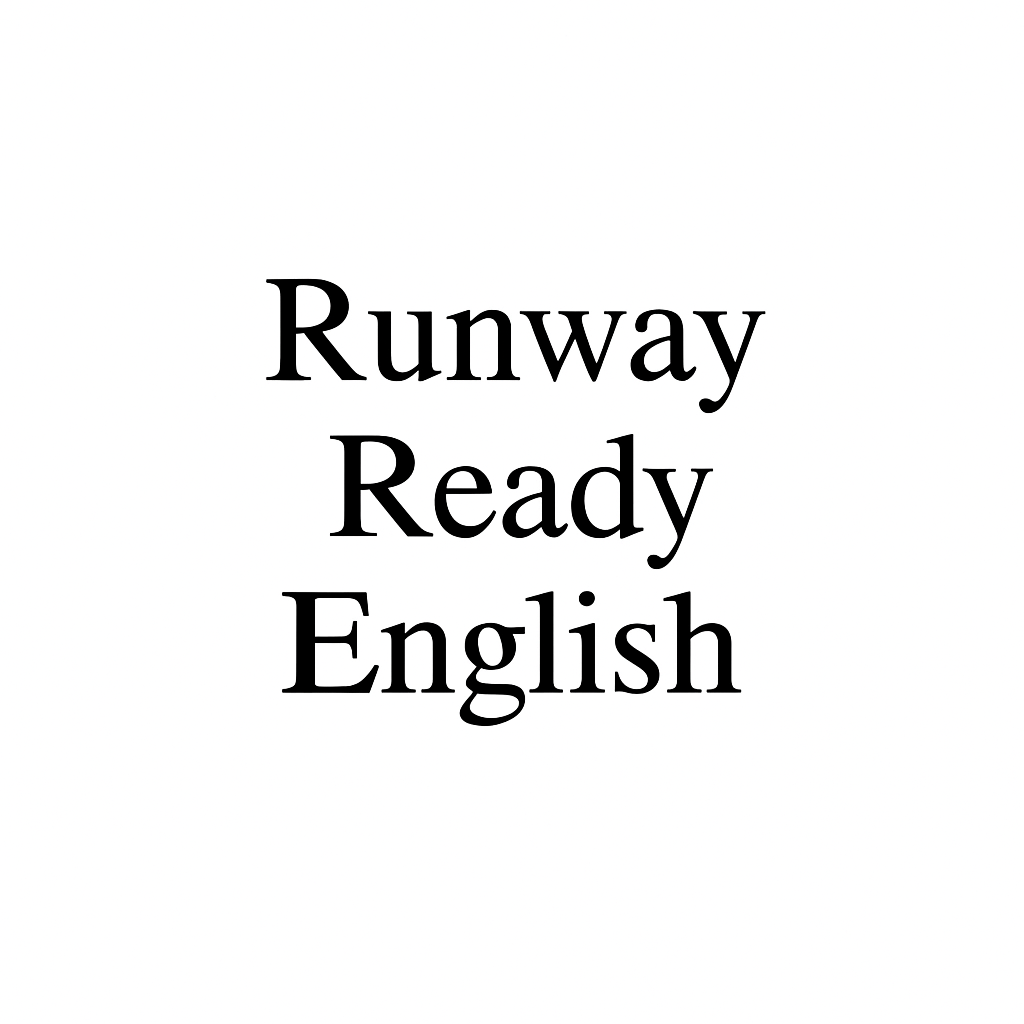 Runway Ready English For Non-Native Speakers