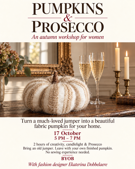 Pumpkins & Prosecco  Autumn Upcycling Workshop
