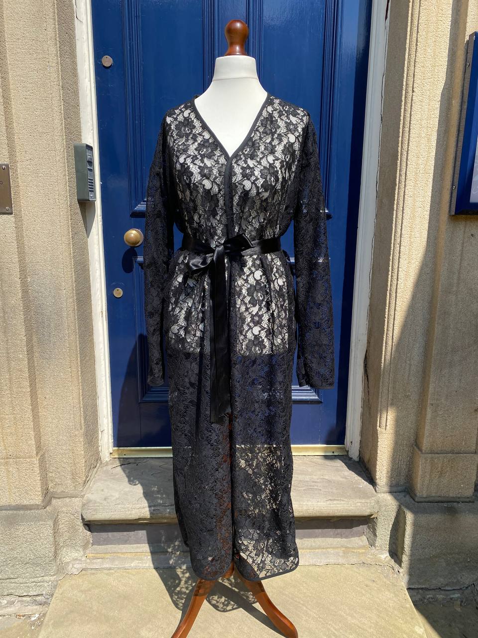 Lace Beach Robe Dress Long