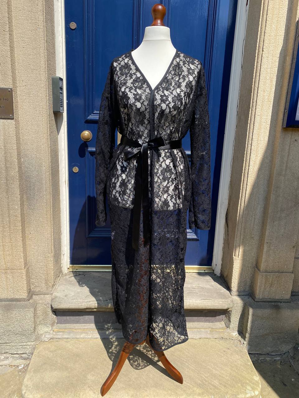Lace Beach Robe Dress Long