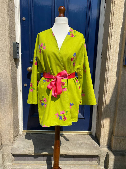 Kimono printed cotton