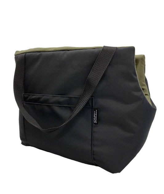 Panthera Black and Olive Dog Carrier