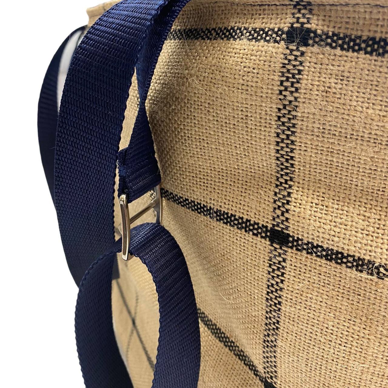 Dune Jute and Linen Dog Carrier