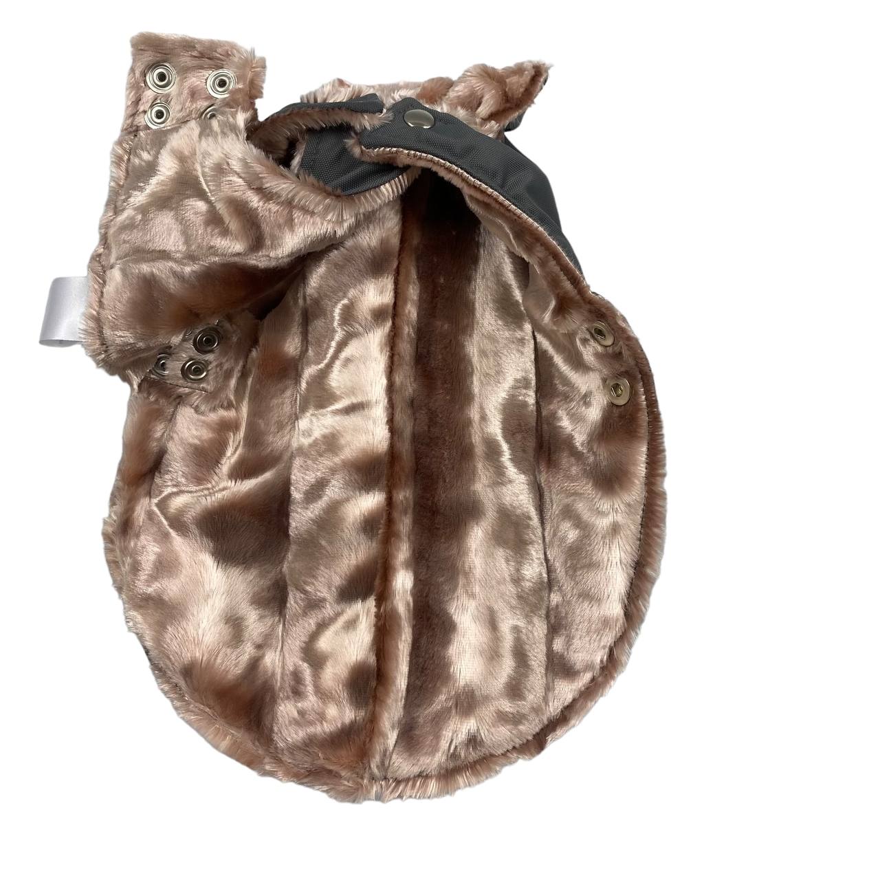 Waterproof Dog Jacket with 2 rows of press buttons