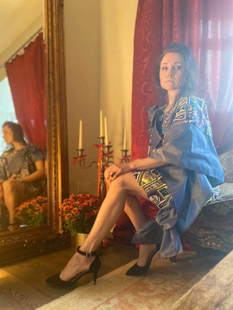 Kaftan Dress Mini Tunic